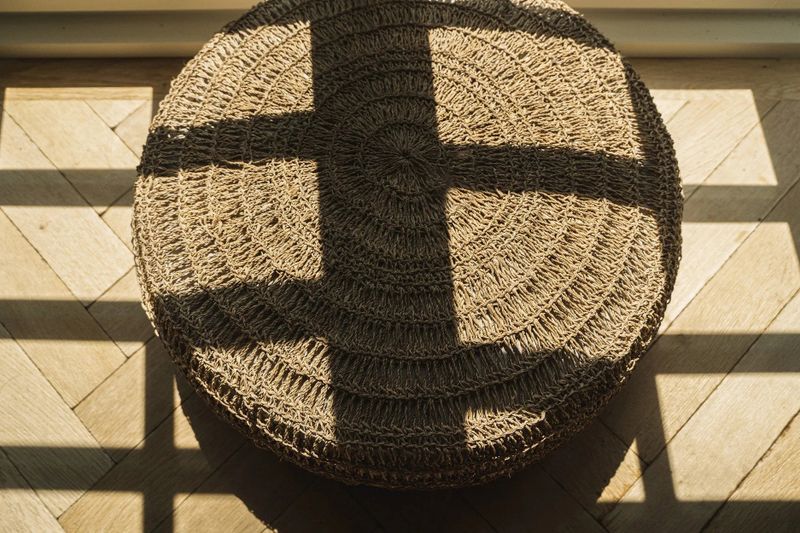 Bazar Bizar The Seagrass Pouffe - Natur - M
