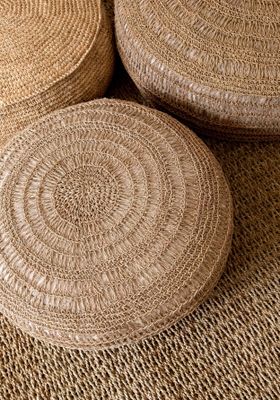 Bazar Bizar The Seagrass Pouffe - Natur - M