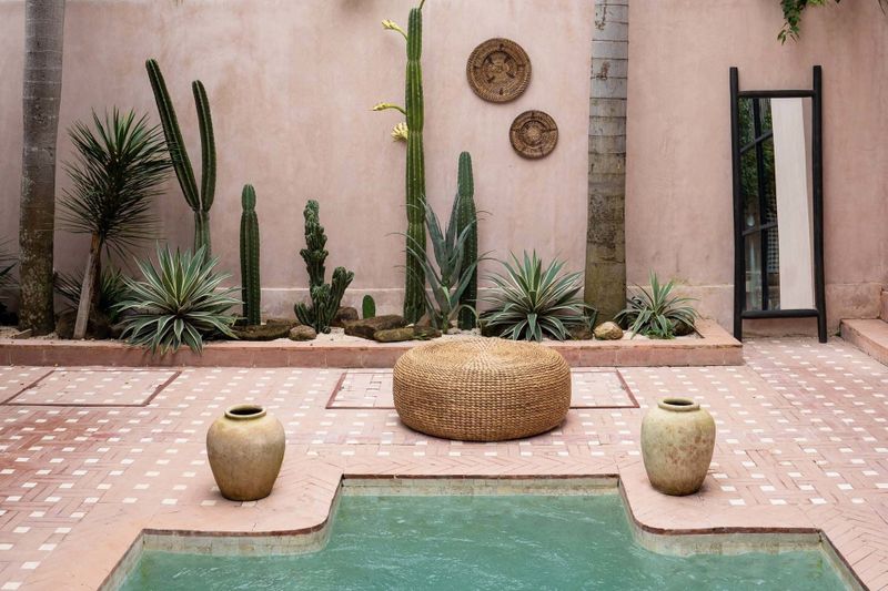 Bazar Bizar The Hyacinth Pouffe - Natur - M