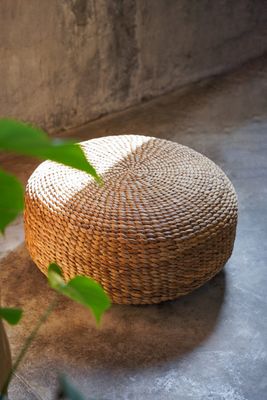 Bazar Bizar The Hyacinth Pouffe - Natur - M
