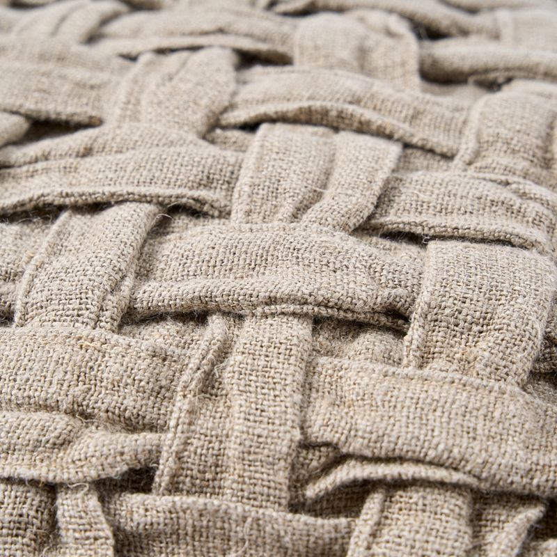 Bazar Bizar The Linen Crosier Kuddfodral - Natur