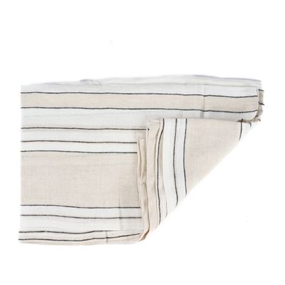 Bazar Bizar The Provence Duk - Natur Svart Vit - 150x250 cm