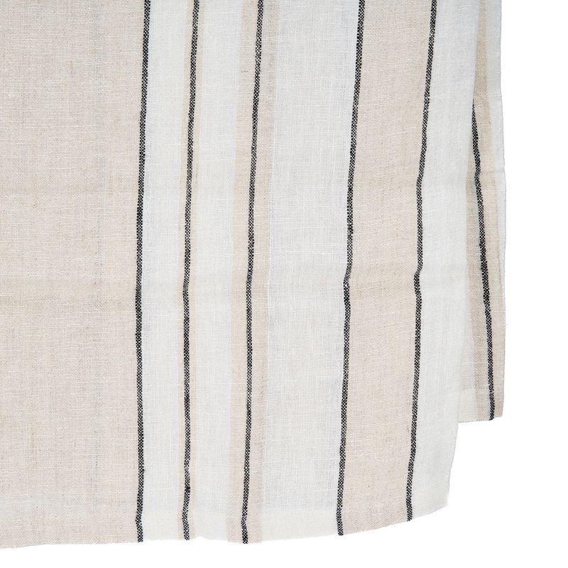 Bazar Bizar The Provence Duk - Natur Svart Vit - 150x250 cm