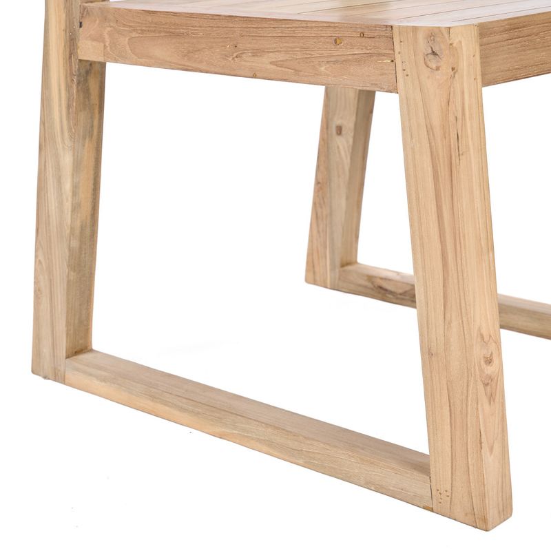Bazar Bizar The Linear Matstol - Naturlig Grå