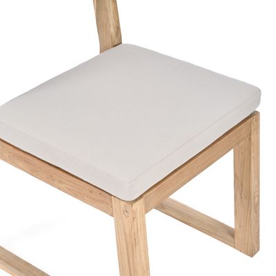 Bazar Bizar The Linear Matstol - Naturlig Grå