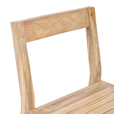 Bazar Bizar The Linear Matstol - Naturlig Grå