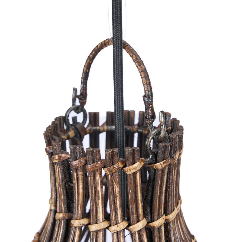 Bazar Bizar The Woven Bell Pendel - Mörk Valnöt - S