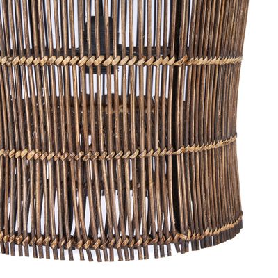 Bazar Bizar The Woven Bell Pendel - Mörk Valnöt - S