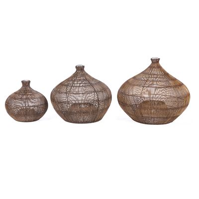 Bazar Bizar The Desert Gourd Hänglampa - Mörk Valnöt - S