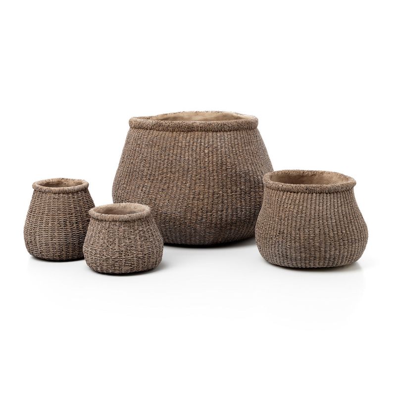 Bazar Bizar The Faux-Puff Planter - Brun - XL