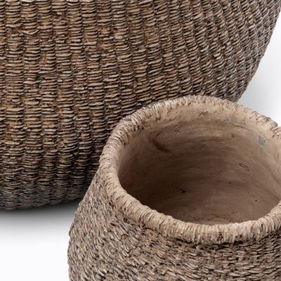 Bazar Bizar The Faux-Puff Planter - Brun - XL