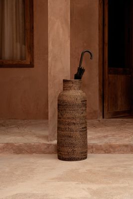 Bazar Bizar The Colonial Paraplykorg - Naturbrun
