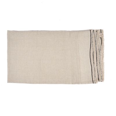 Bazar Bizar The Tuscany Duk - Natur Svart - 150x250 cm