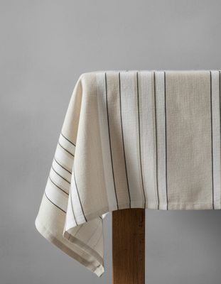 Bazar Bizar The Provence Duk - Natur Svart Vit - 150x250 cm