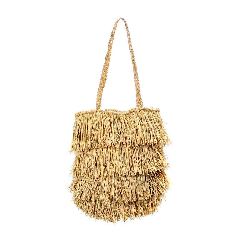 Bazar Bizar The Raffia Bahamas Tote - Natur
