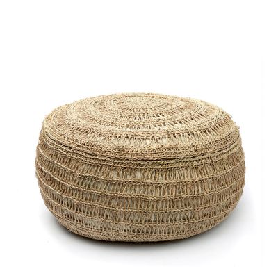 Bazar Bizar The Seagrass Pouffe - Natur - M