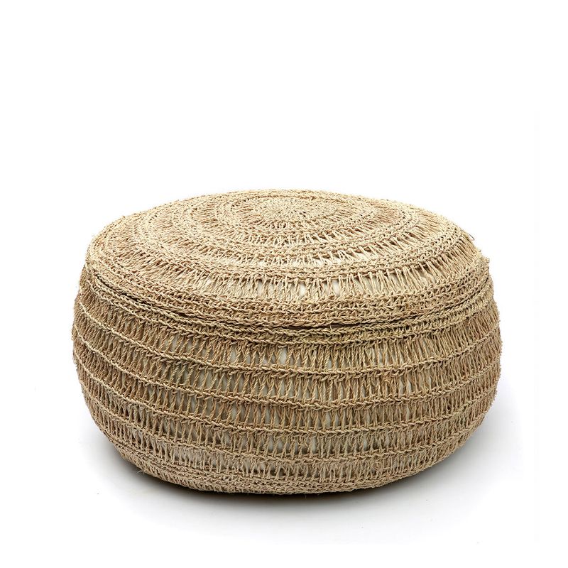 Bazar Bizar The Seagrass Pouffe - Natur - M