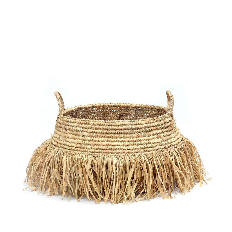 Bazar Bizar The Raffia Deluxe Korgar - Natur - Stor