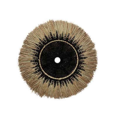 Bazar Bizar The Raffia Macramé Väggdekoration - Svart Natur
