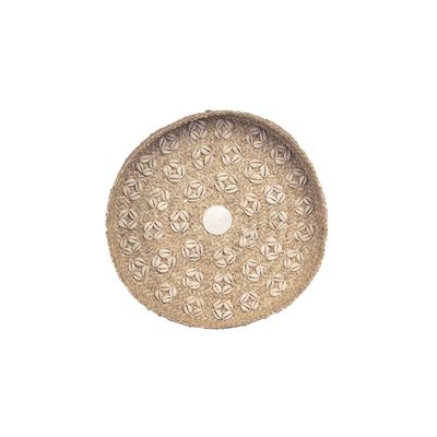 Bazar Bizar The Caribe Shell Plate Väggdekoration - Naturvit - M