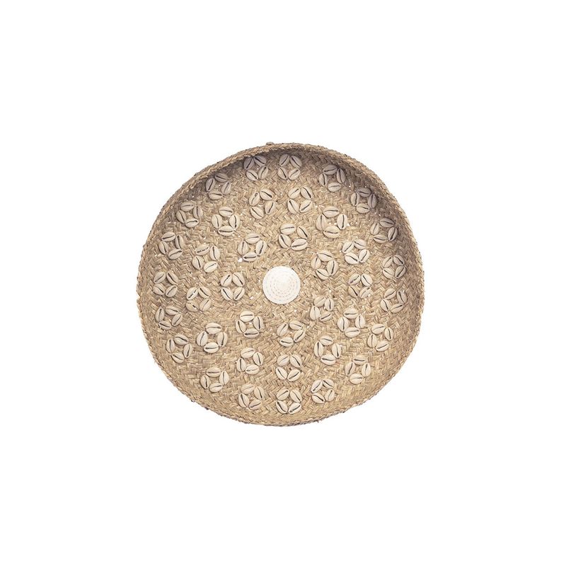 Bazar Bizar The Caribe Shell Plate Väggdekoration - Naturvit - M