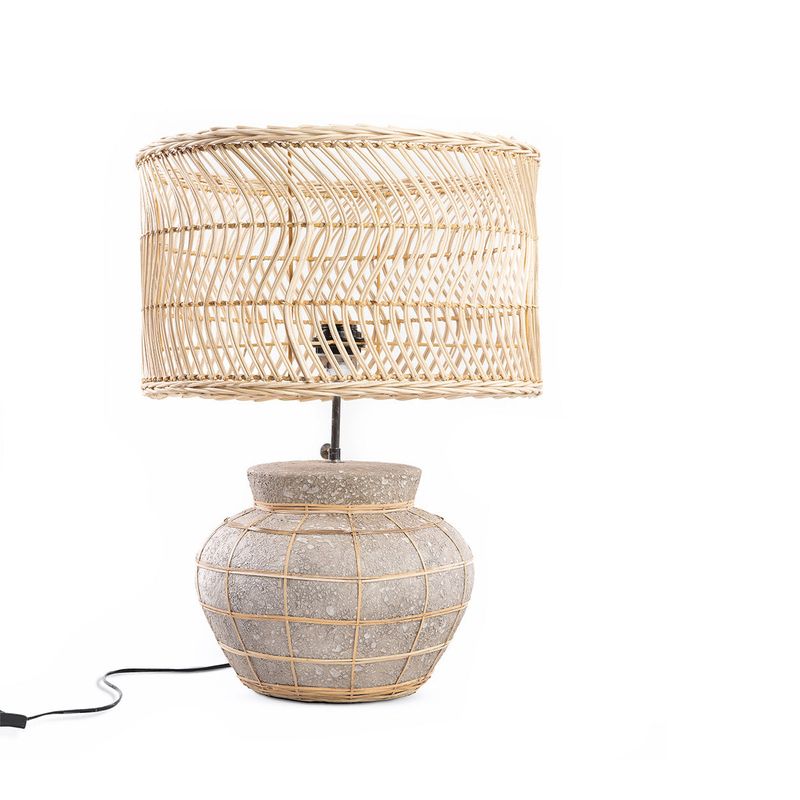 Bazar Bizar The Kythira bordslampa - Naturlig betong