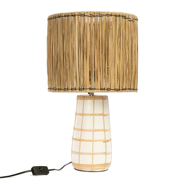 Bazar Bizar Molokai bordslampa - vit natur