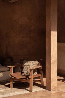 Bazar Bizar The Linen Crosier Kuddfodral - Natur