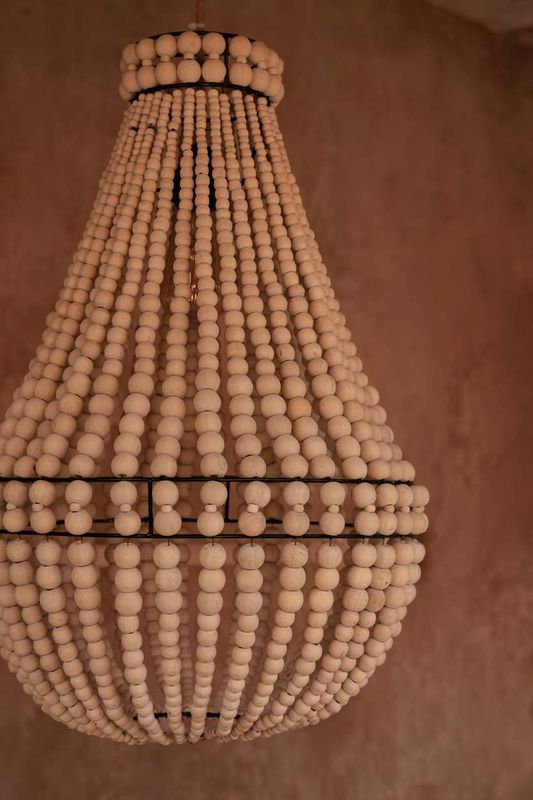 Bazar Bizar The Teardrop Chandelier - Natur - M