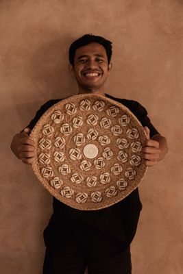 Bazar Bizar The Caribe Shell Plate Väggdekoration - Naturvit - M