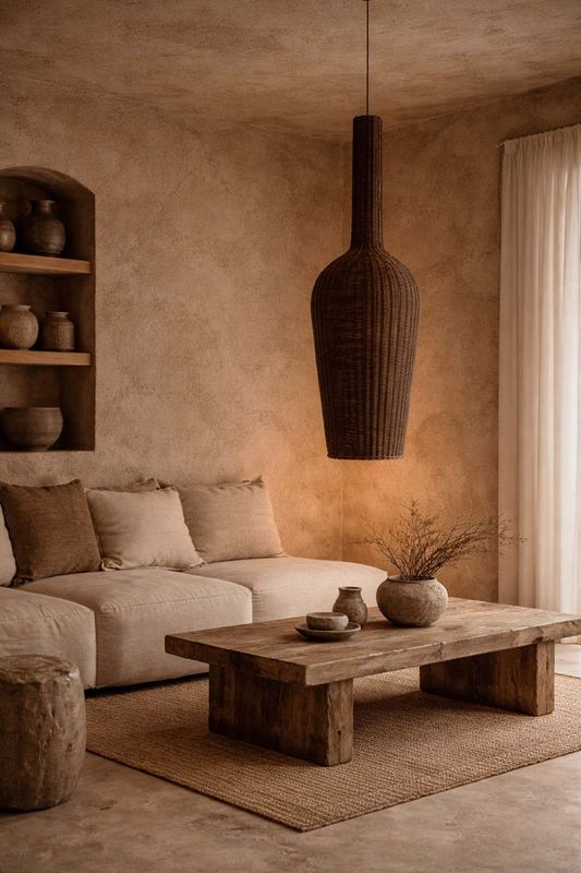 Bazar Bizar The Amphora Pendel - Mörk Valnöt - XXL