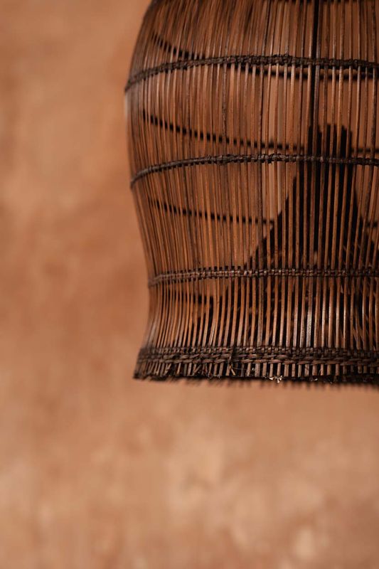 Bazar Bizar The Woven Bell Pendel - Mörk Valnöt - S