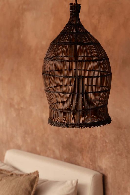 Bazar Bizar The Woven Bell Pendel - Mörk Valnöt - S