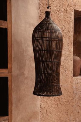 Bazar Bizar The Oasis Tower Pendellampa - Mörk Valnöt - XL
