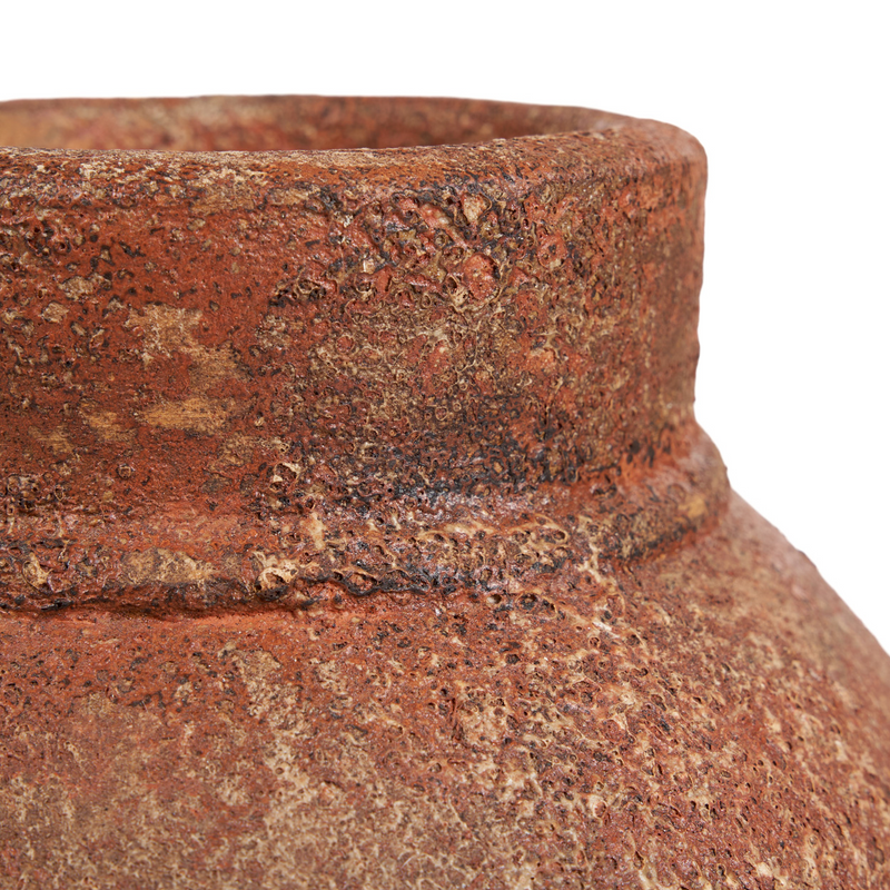 Bazar Bizar The Amphora Rustica Vas - Terrakotta - L