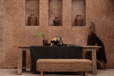Bazar Bizar The Tuscany Duk - Svart Natur - 150x250