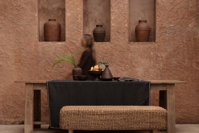 Bazar Bizar The Tuscany Duk - Svart Natur - 150x300 cm