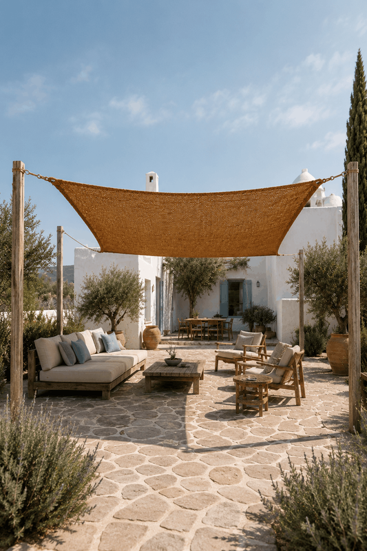 Bazar Bizar The Coco Shade Rektangulär - Natur - 500x300 cm
