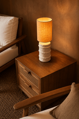 Bazar Bizar The Contour bordslampa - Vit - S
