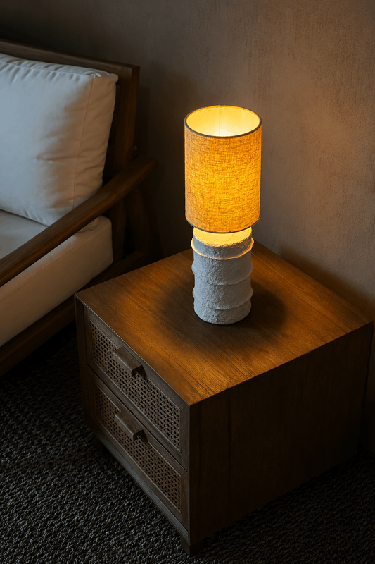 Bazar Bizar The Contour bordslampa - Vit - S
