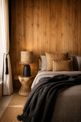 Bazar Bizar The Pandan bordslampa - svart natur