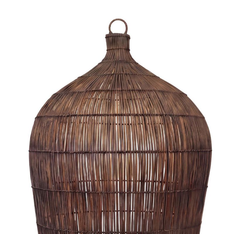 Bazar Bizar The Woven Bell Pendellampa - Mörk Valnöt - L