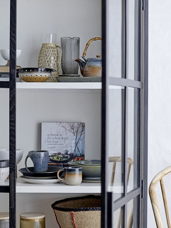 Bloomingville Aura Kopp, Blå, Porcelain - 12-pack