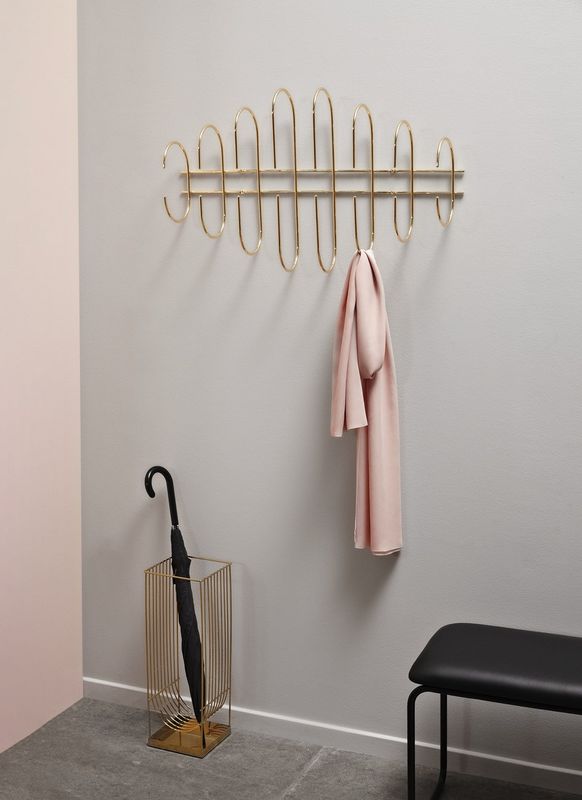 AYTM Curva Paraply Guld 18.4x56 cm