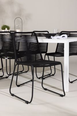 Venture Home Break Rektangulär Matgrupp med Lindos Stolar