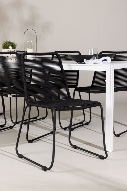 Venture Home Break Rektangulär Matgrupp med Lindos Stolar