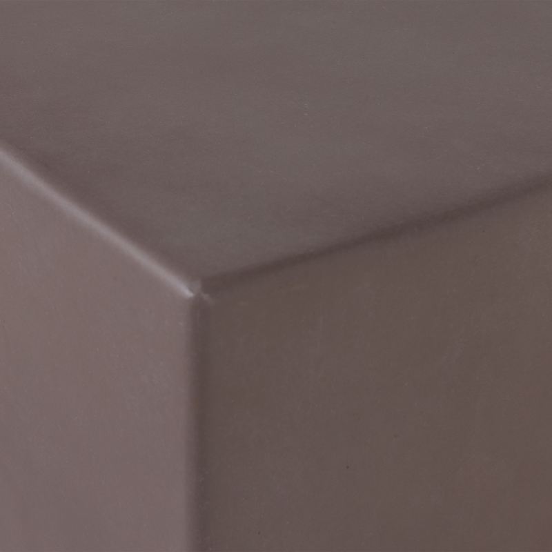 WOOOD Zina Lågt Sidobord i Fiberlera - Brun