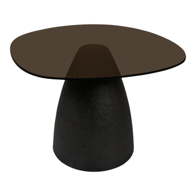 Affari of Sweden Gibson soffbord svart/rökgrå, 65 × 58 cm