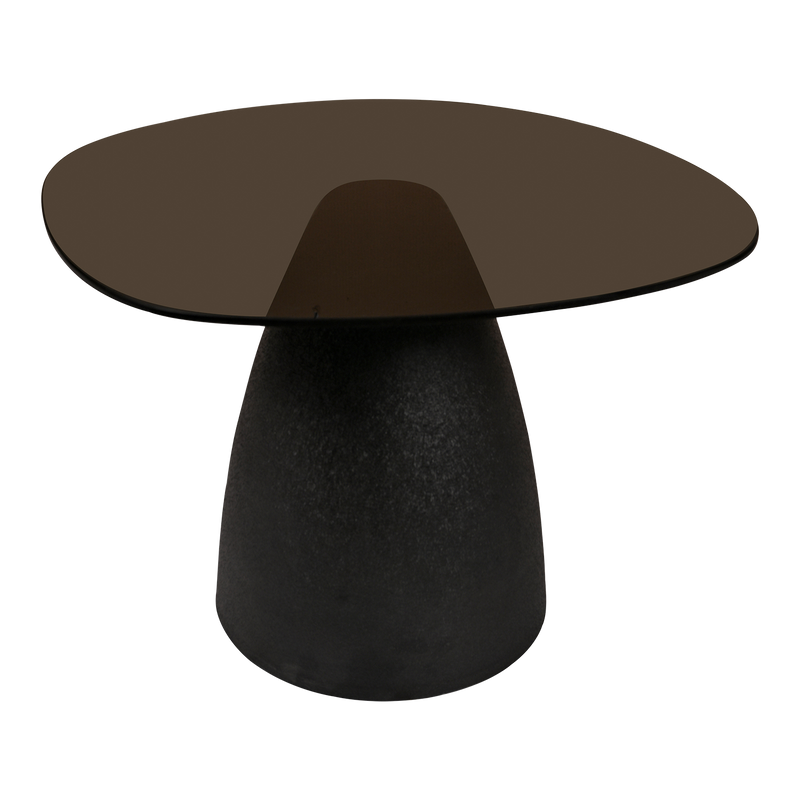 Affari of Sweden Gibson soffbord svart/rökgrå, 65 × 58 cm