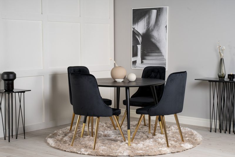 Venture Home Matgrupp Dipp med stolarna Velvet Deluxe